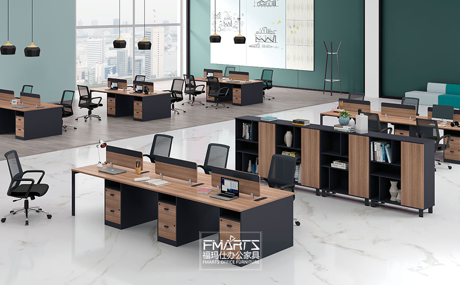 簡(jiǎn)約板式職員桌