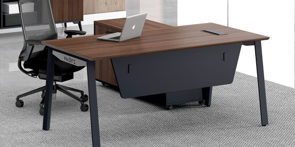 ?，斒宿k公家具|維納系列板式經理桌書柜組合展示視頻